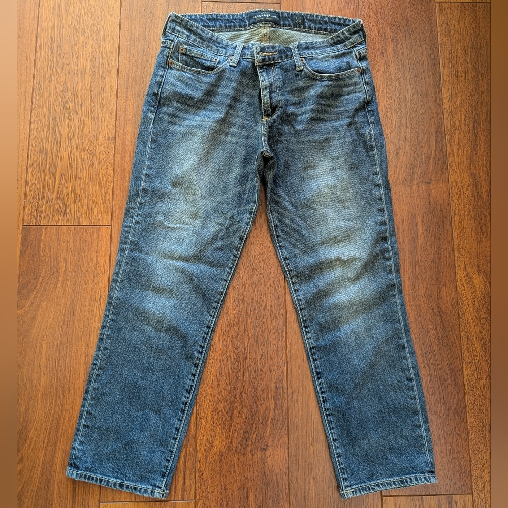 Lucky Brand Blue Ankle Cropped Jeans